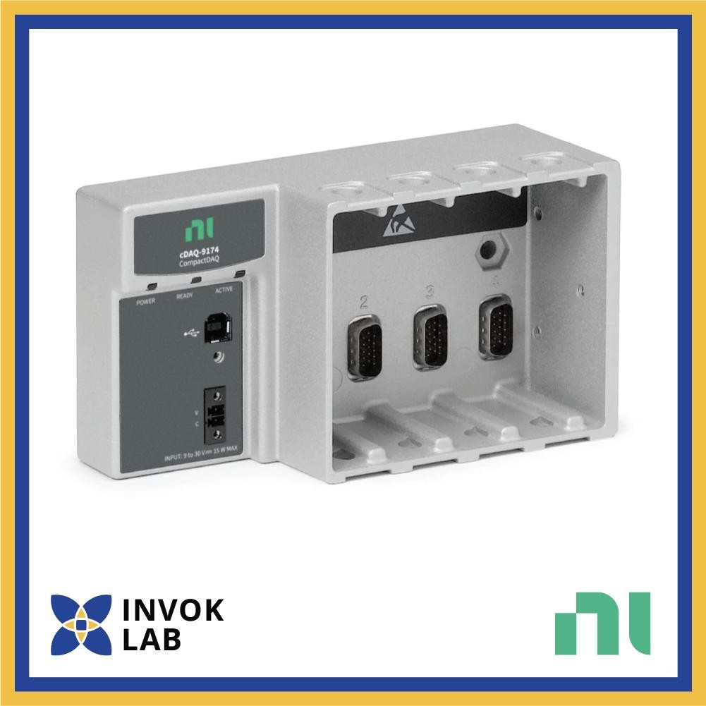 NI National Instruments cDAQ-9174 4‑Slot, USB CompactDAQ Chassis