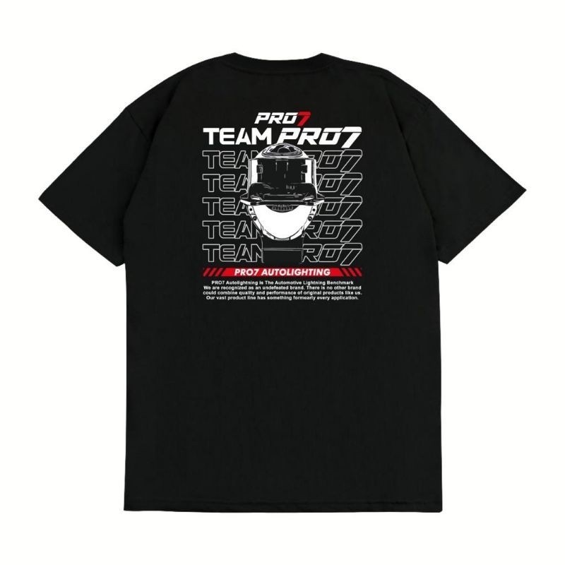 Kaos T-shirt Baju Team Pro7 Auto Lighting