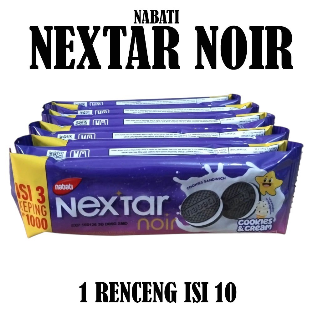 

NABATI NEXTAR NOIR RENCENG ISI 10