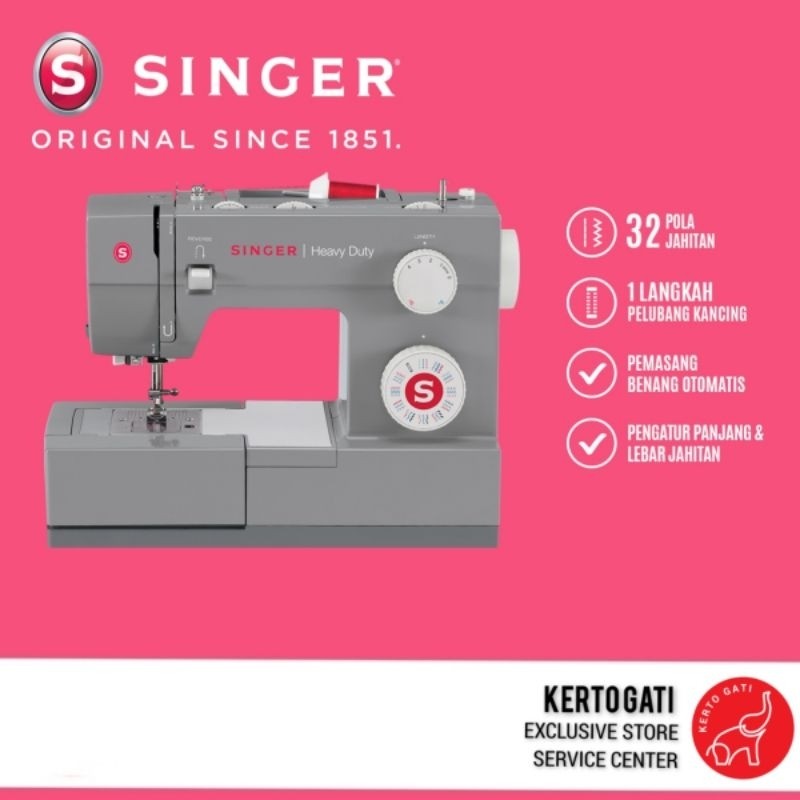 Mesin Jahit SINGER 4432 - Mesin Jahit Portabel