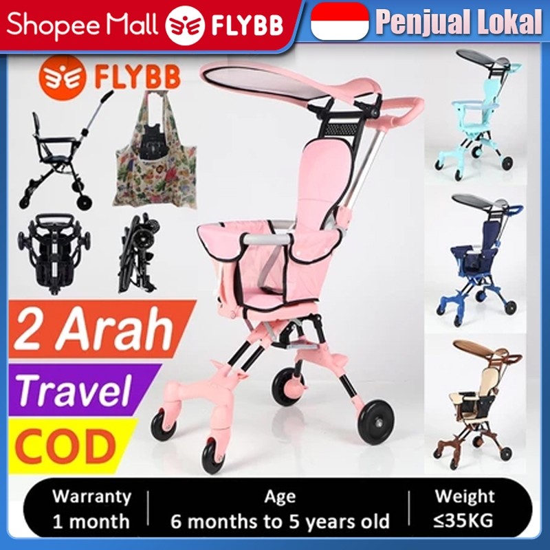 TERLARIS FLYBB Magic Stroller Baby 2 Way Travel Lightweight Foldable