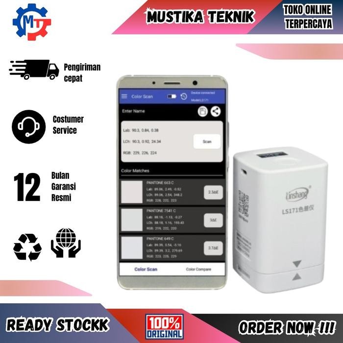 LS171 APP Portable Colorimeter Color analyzer Digital Precise LAB Color