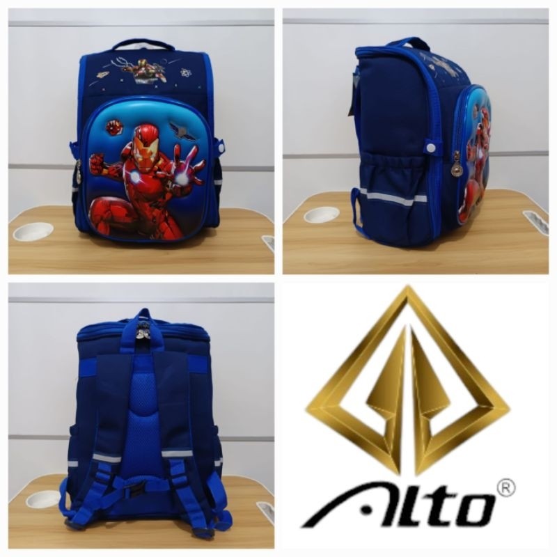 Tas Ransel Alto Tas Sekolah Anak Laki Laki/Cowok  TK -1SD Tas Karakter