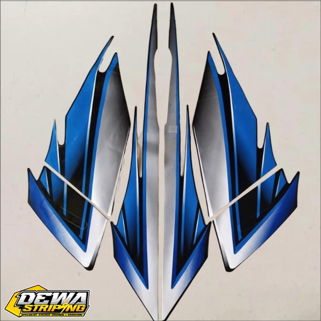 Striping Stiker Honda Tiger 2004 2005 2006 - Tiger CW Biru Murah