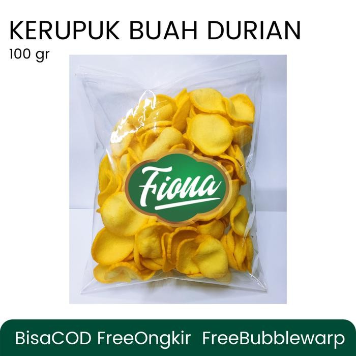 

Kerupuk Buah Krupuk Durian Strawberry Anggur Buah Naga Sirsak Kopi Mangga Khas Malang - BISA COD Garansi Renyah - Krupuk Durian 100gr
