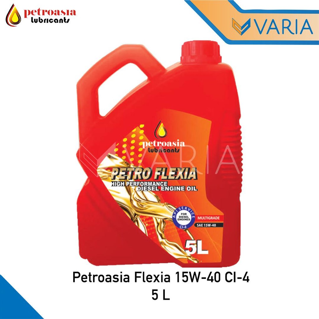 Petroasia Flexia 15W-40 CI-4 4 L Diesel Engine Oil Oli Mesin Mobil SNI