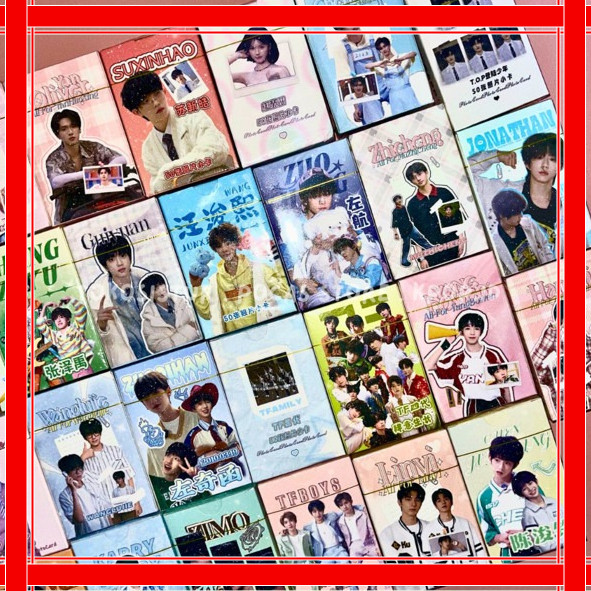 [TS CPOP] LOMOCARD HOLOGRAM TF FAMILY GEN 3 4 FULL PERMEMBER IDOL AKTOR CHINA MURAH PC PHOTOCARD KAR