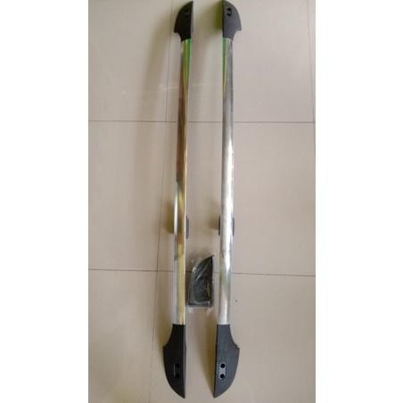 ROOF RAIL RAK ATAS MOBIL UNIVERSAL, CALYA SIGRA, AVANZA DLL - silver
