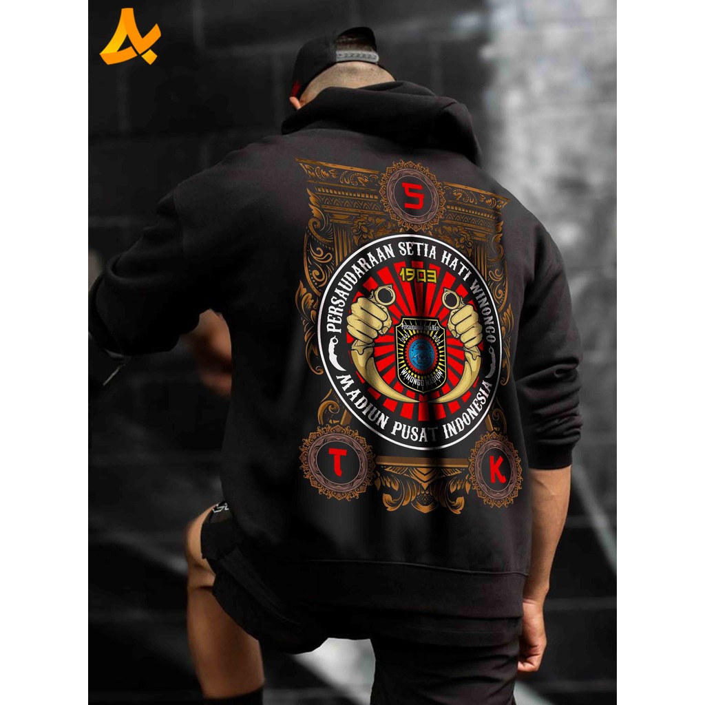 Jaket Hoodie SH WINONGO 1903 STK Madiun - SABLON PREMIUM DISTRO - Kaos SH Winongo Madiun Lawasan