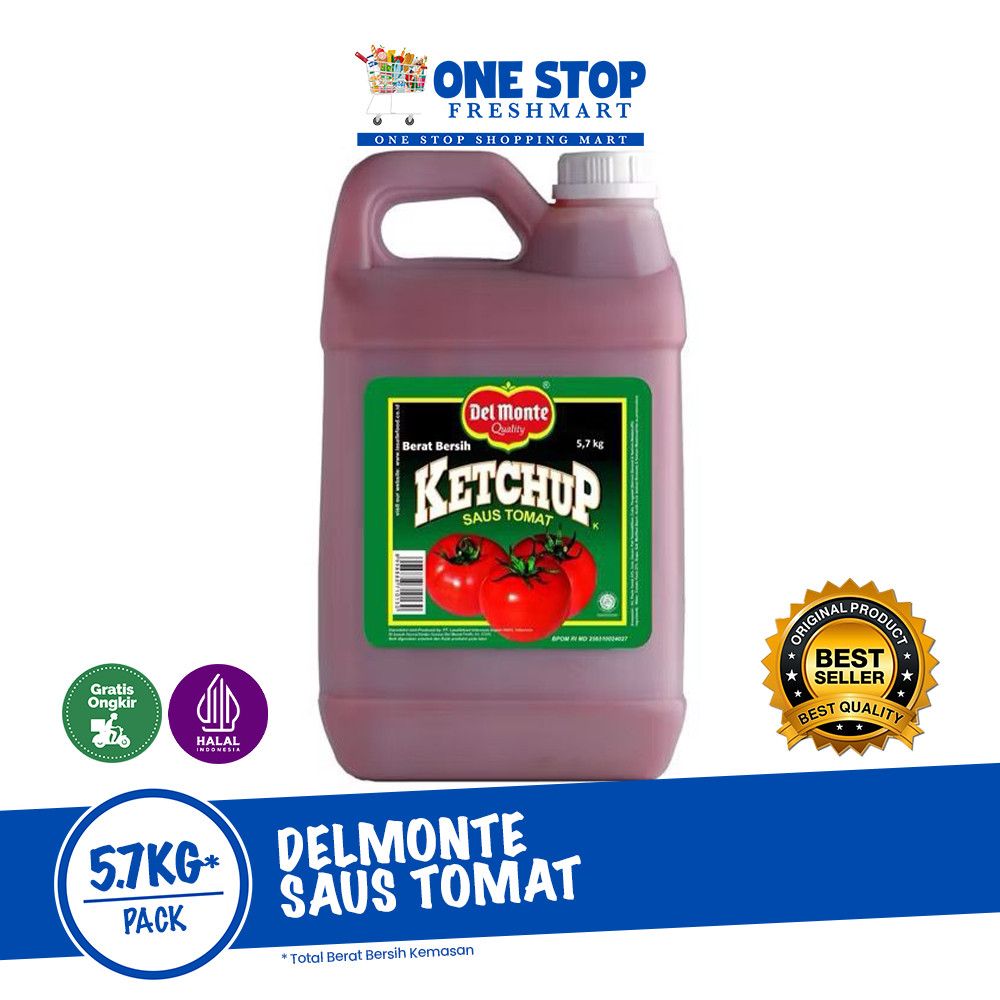 

DELMONTE SAUS TOMAT GALON 5,7KG