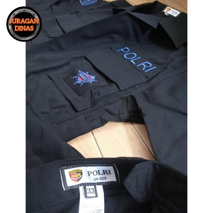 Setelan baju pdl hitam Tactical terbaru - 17/38