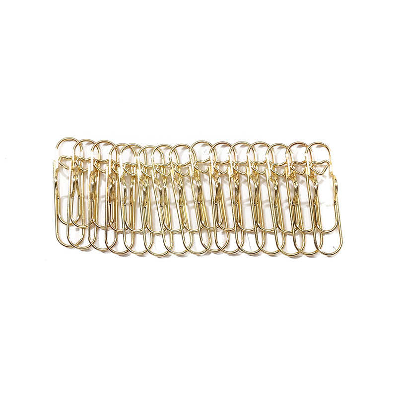 

15pcs Love Shape Paperclips Multifunctional Paper Fix Clip Metal Pen Holder Clip Journal Document Clips Notebook Pin Accessories