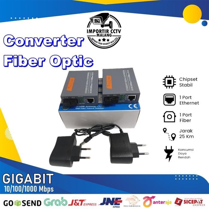 Converter Fiber Optik Gigabit - ICMNew Stock