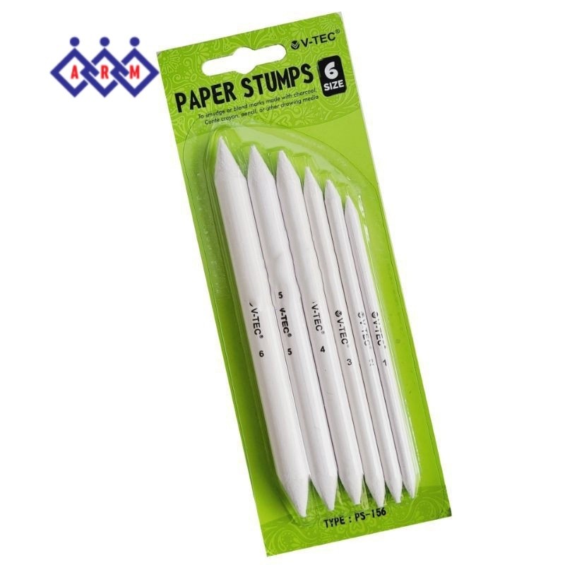 

V-Tec Paper Stump Set 6 VTEC PS-156- PUTIH + Best Seller