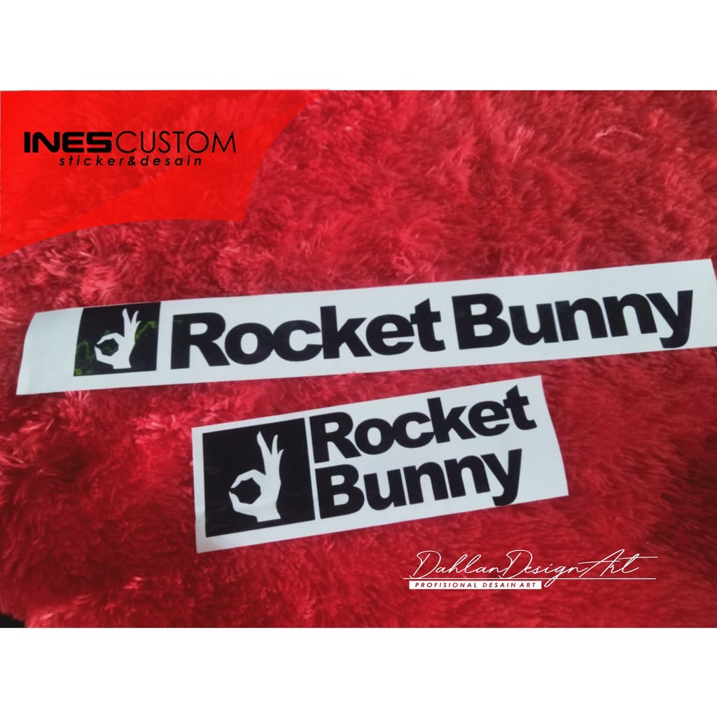 

TERMURAH stiker cutting rocket bunny