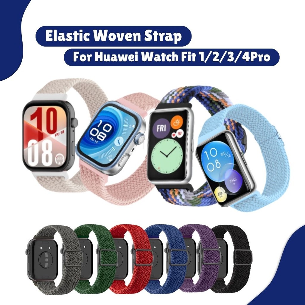 Elastis Woven Strap For Huawei Watch Fit 1 Huawei Watch Fit 2 Huawei Watch Fit 3 Huawei Watch Fit 4 