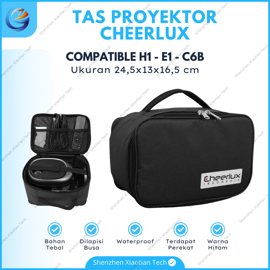 Tas Proyektor  Cheerlux H1 - C6B - E1 | Tas Proyektor Cheerlux Handcarry | Projector Bag Cheerlux