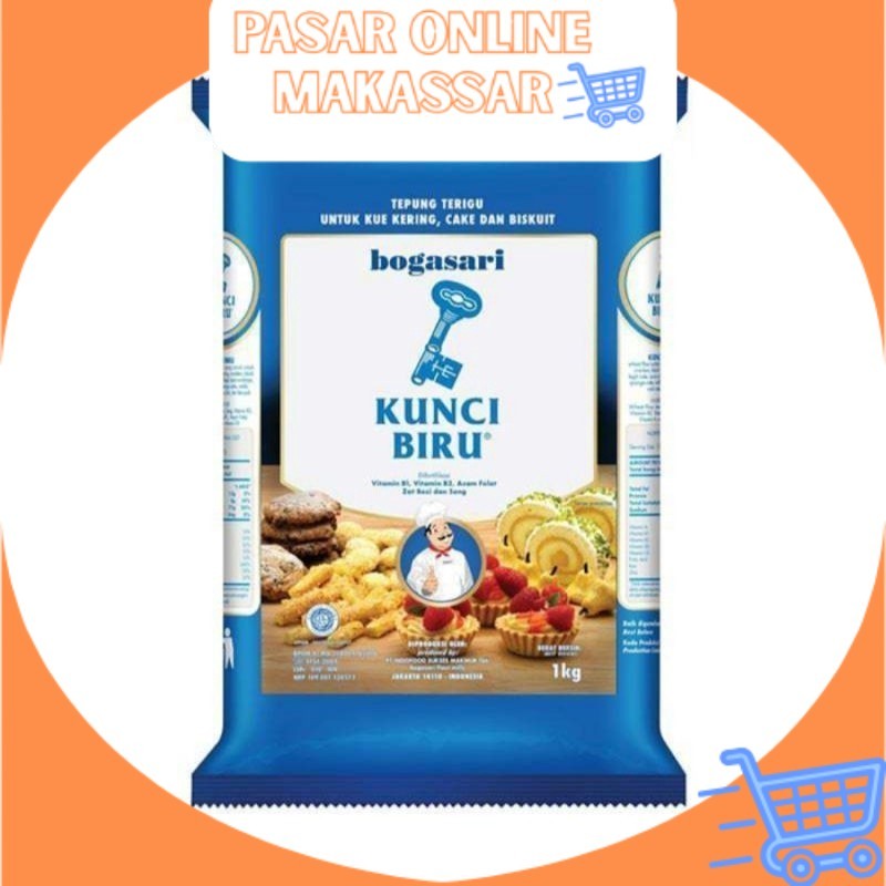 

Tepung Terigu Kunci Biru 1 kg