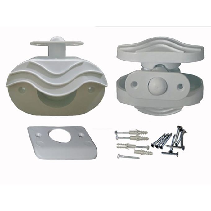 Gagang Tarikan Handle Pintu Plastik PVC Kamar Mandi / Kunci Slot Bulat Oval / Handle Selop Otomatis 