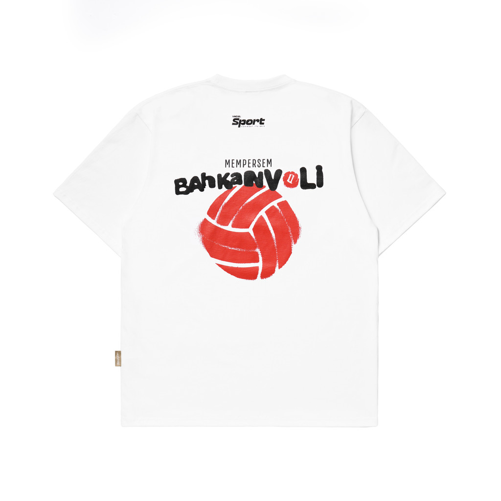 [COD] Insurgent Club x Vindes - Tshirt Air-Flex Bahkan Voli White Kaos Pria Original