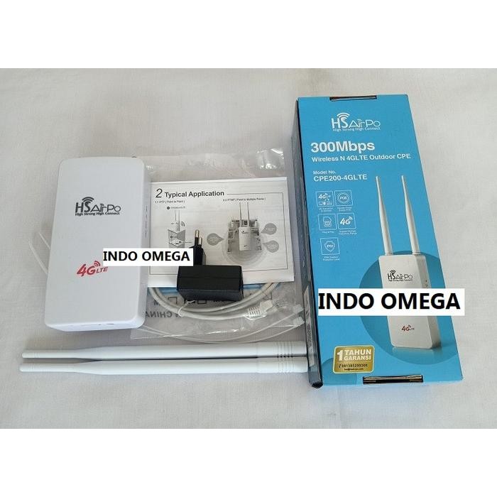 HSAirPo CPE200-4G-LTE CPE AP 4G LTE Outdoor Wireless 2.4ghz 300 Mbps C