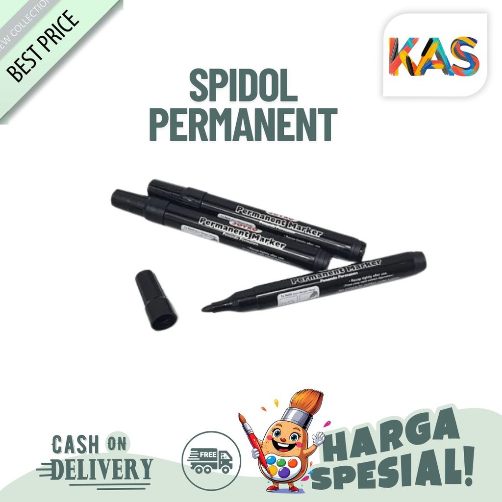 

Spidol Permanent Joyko PM - 34 Tinta Hitam- Beli Satuan