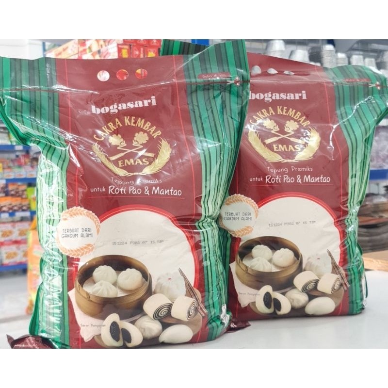 

Cakra Kembar Emas 5kg Pao & Mantao/Terigu Pao/Tepung Mantao/Tepung untuk Roti Pao/Tepung Roti Pao