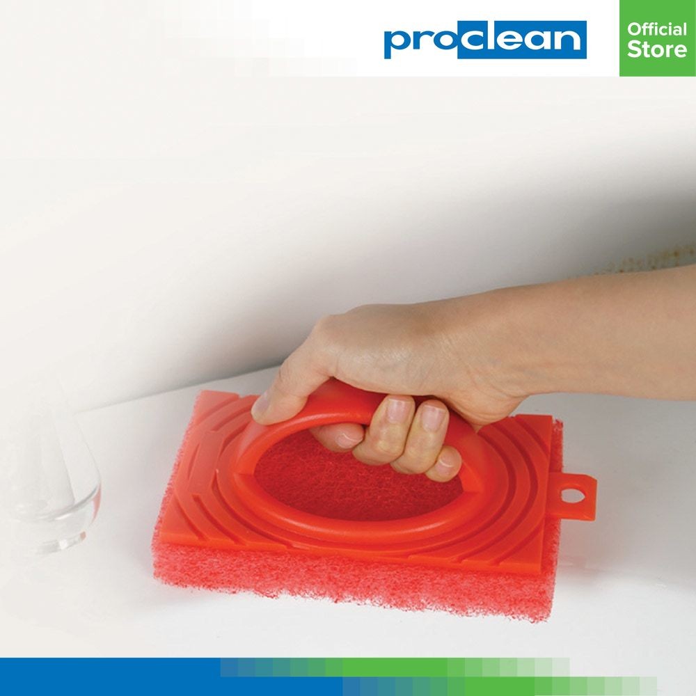 Proclean Sikat Scrub Premium - Merah Brush Scrub Sikat Gosok Cleaner Kerak Scrub Brush