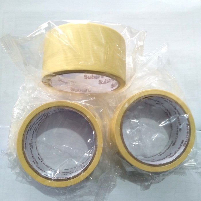 

Subaru Masking Tape Lakban Kertas Warna Cream 48 mm x 21