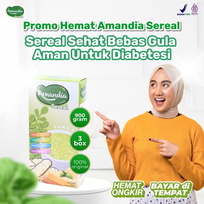 

AMANDIA SEREAL - PAKET 3 BOX UNTUK BANTU TURUNKAN ANGKA GULA SECARA BERKALA