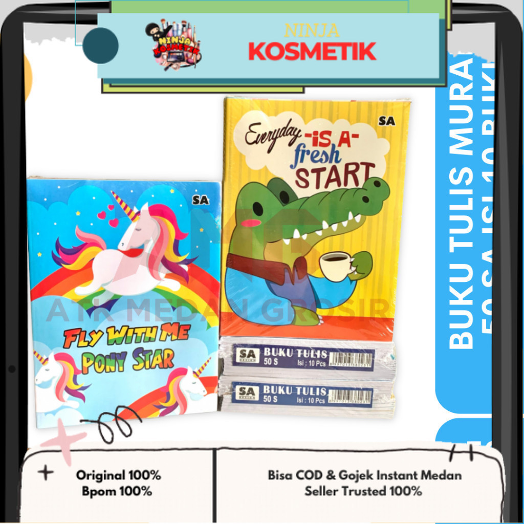 

BUKU TULIS 50 LEMBAR 10 BUKU