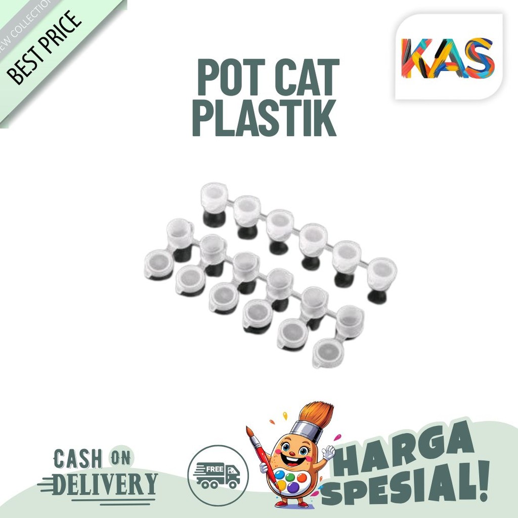 

Pot Cat Plastik 5 ml V-Tec / Tube Plastik Cat Vtec 5 ml 1 Set isi 6 Tube – KAS