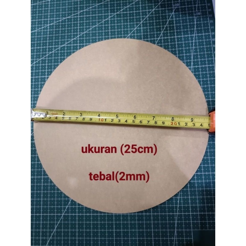 

akrilik bulat/lingkaran diameter 25cm tebal 2mm DS