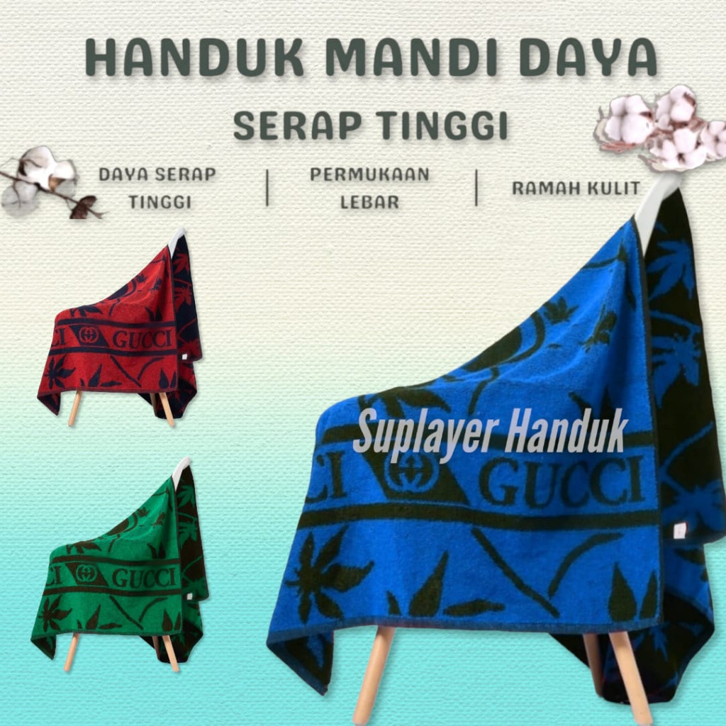 Handuk Guci Jumbo 80X150 / Handuk Guci Sakura / Handuk Mandi Dewasa / Handuk Dewasa Polos Terlaris /