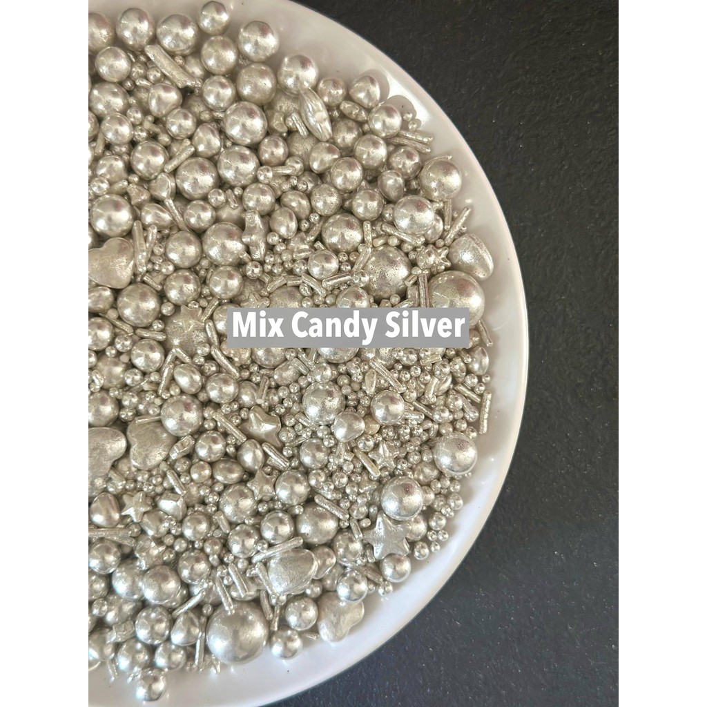 

Sprinkle Mix Candy Silver