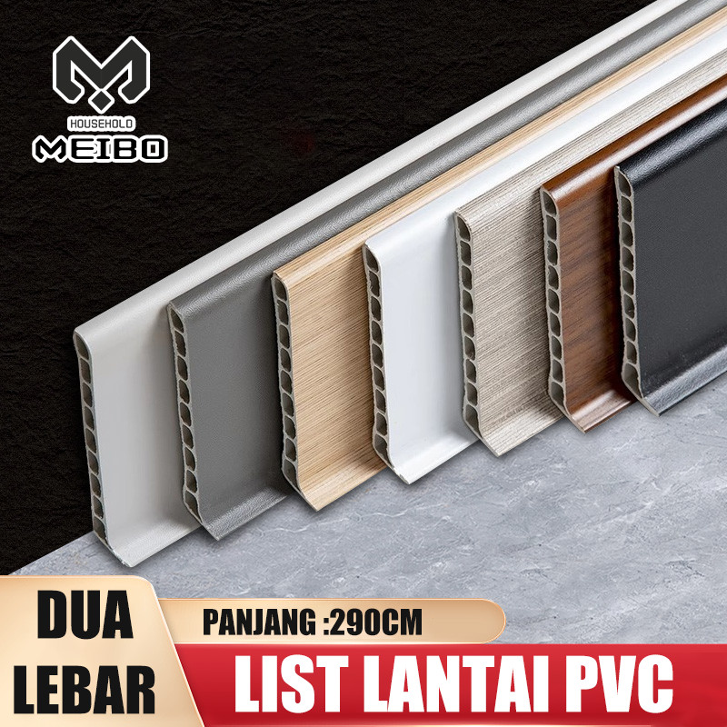 Plin Lantai PVC List / Skirting List Lantai Kayu[290cm X 8/10 Cm] / Plint PVC / Plint PVC Tinggi 10c
