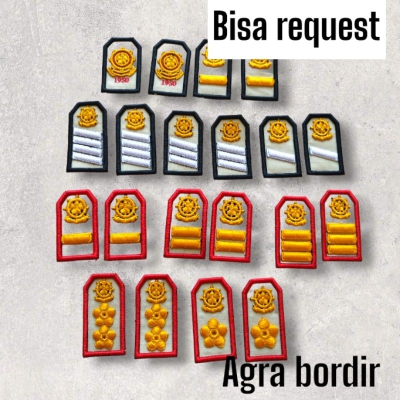 bordir pangkat pol pp timbul 3d request terbaru BORDIR KLATEN