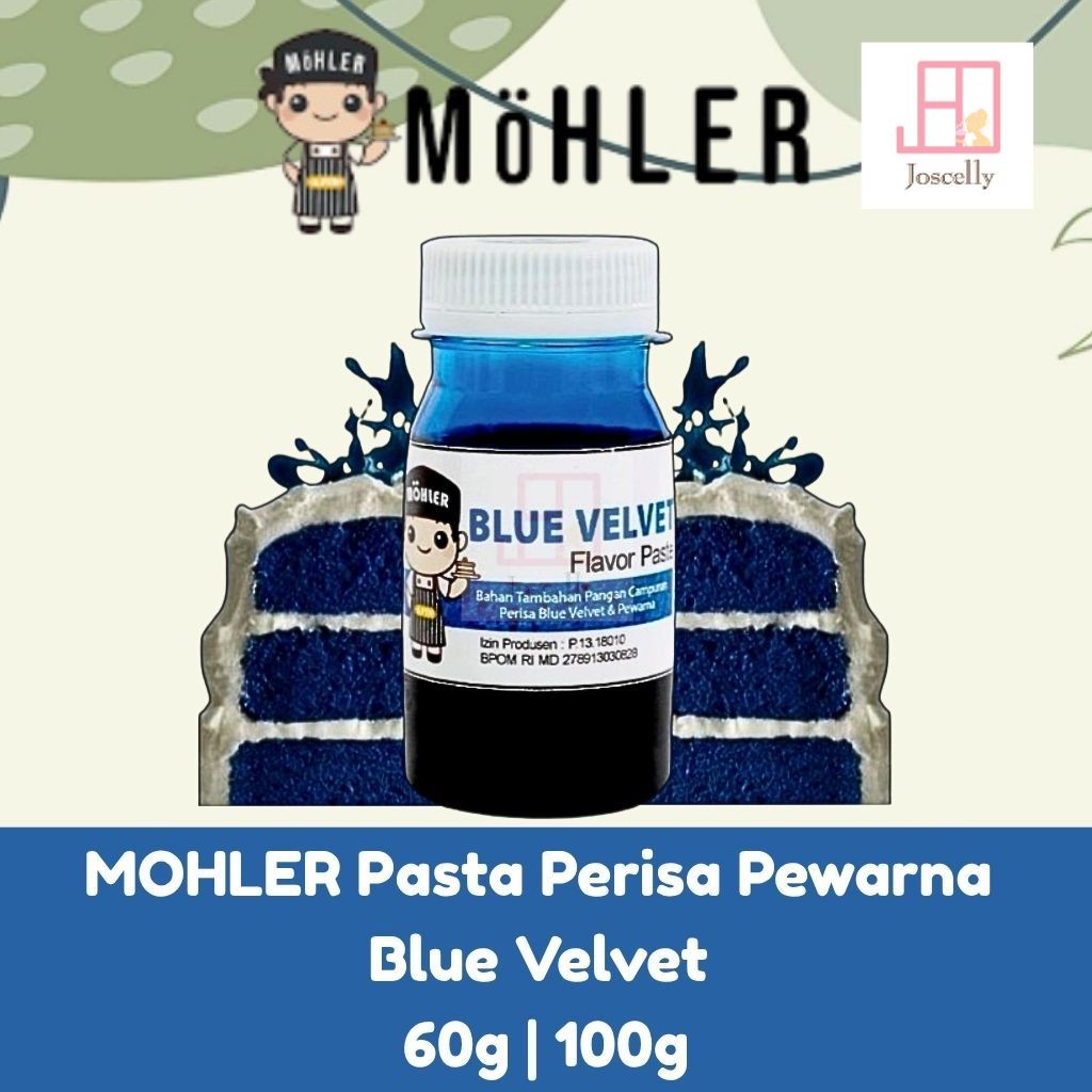 

JOSCELLY.ID MOHLER Pasta Perisa Pewarna Blue Velvet