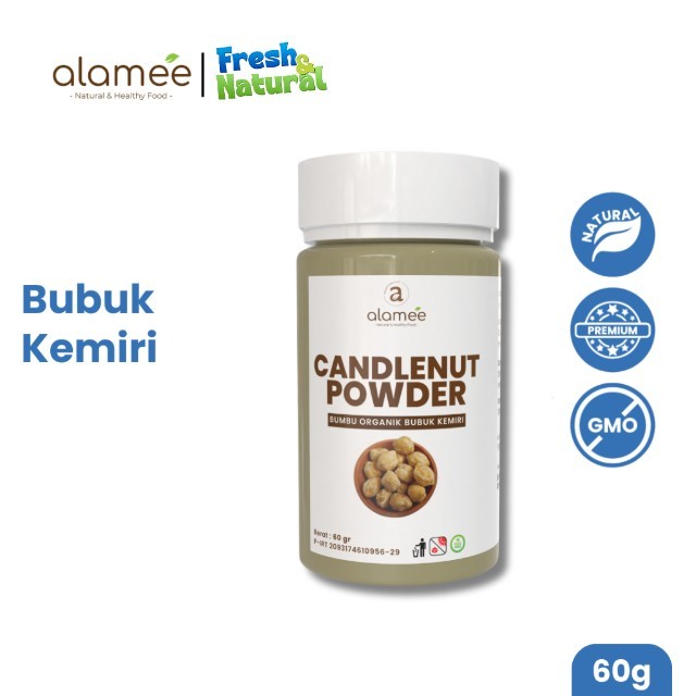 

ALAMEE Kemiri Bubuk Candlenut Powder Bumbu Dapur Organik Masak Murni Asli Tanpa Campuran fresh and natural