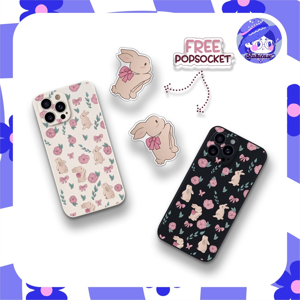 [1SET] 2IN1 PRINTING LENS PROTECTOR RABBIT case samsung a15 a24 a05 a05s a34 a54 a14 a04 a04e A13 5G