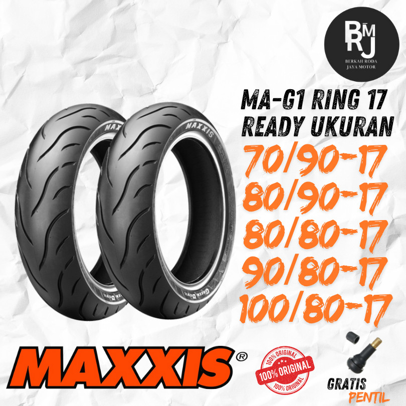 BAN MOTOR BEBEK MAXXIS GREEN DEVIL MA-G1 RING 17 TUBELESS MOPED SATRIA FU
