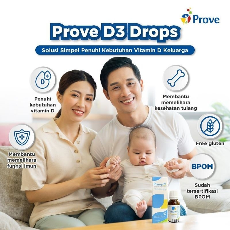 PROVE D3 VITAMIN D3 ANAK DAN DEWASA PROVE D DROPCO