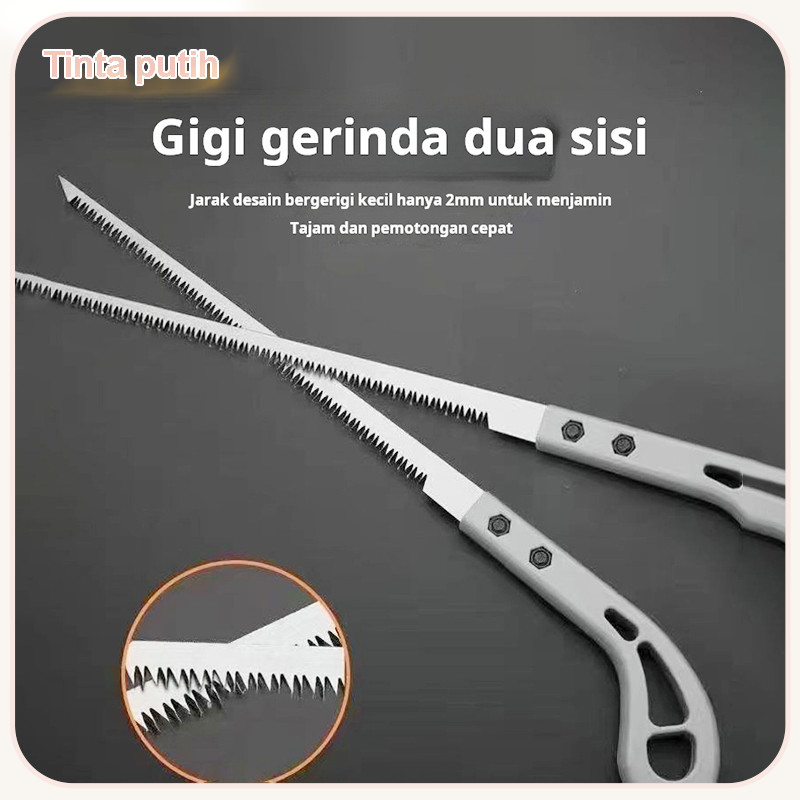 Gergaji Koktail, Gergaji Tangan Kecil, Gergaji Tangan Mini, Gergaji Pemangkasan Taman, Gergaji