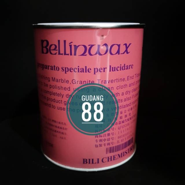 Bellinwax Pengkilap Marmer Granit Putih Hitam