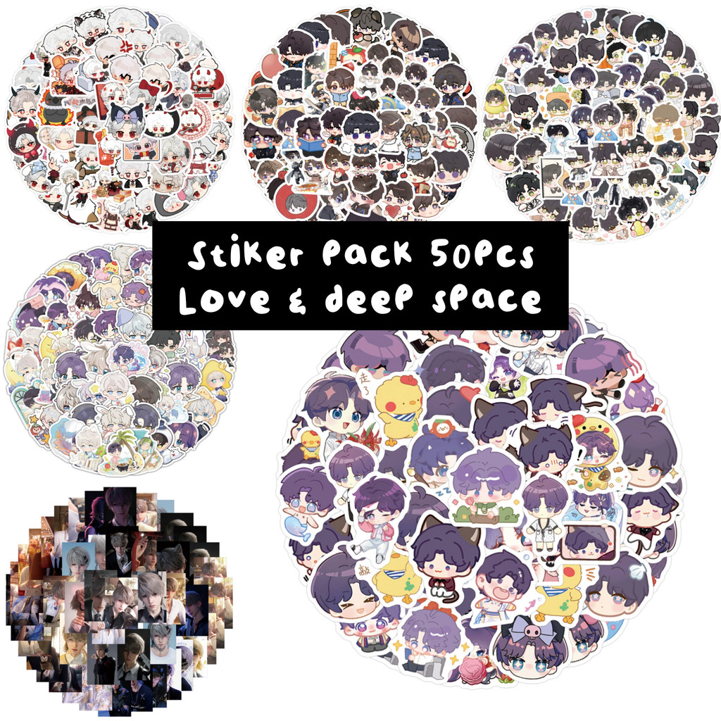 

(50PCS) STICKER PACK LOVE DEEP AND SPACE BANYAK MOTIF STIKER LUCU KARTUN KARAKTER ANIME CARTOON LADS SYLUS XAVIER ZAYNE CALEB RAFAYEL HIASAN DEKORASI FREEBIES ALAT TULIS