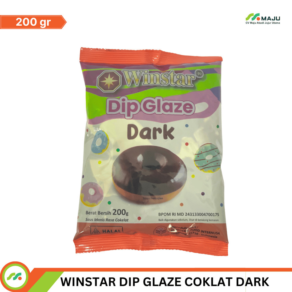 

WINSTAR DIP GLAZE DARK ECO COKLAT 200GR