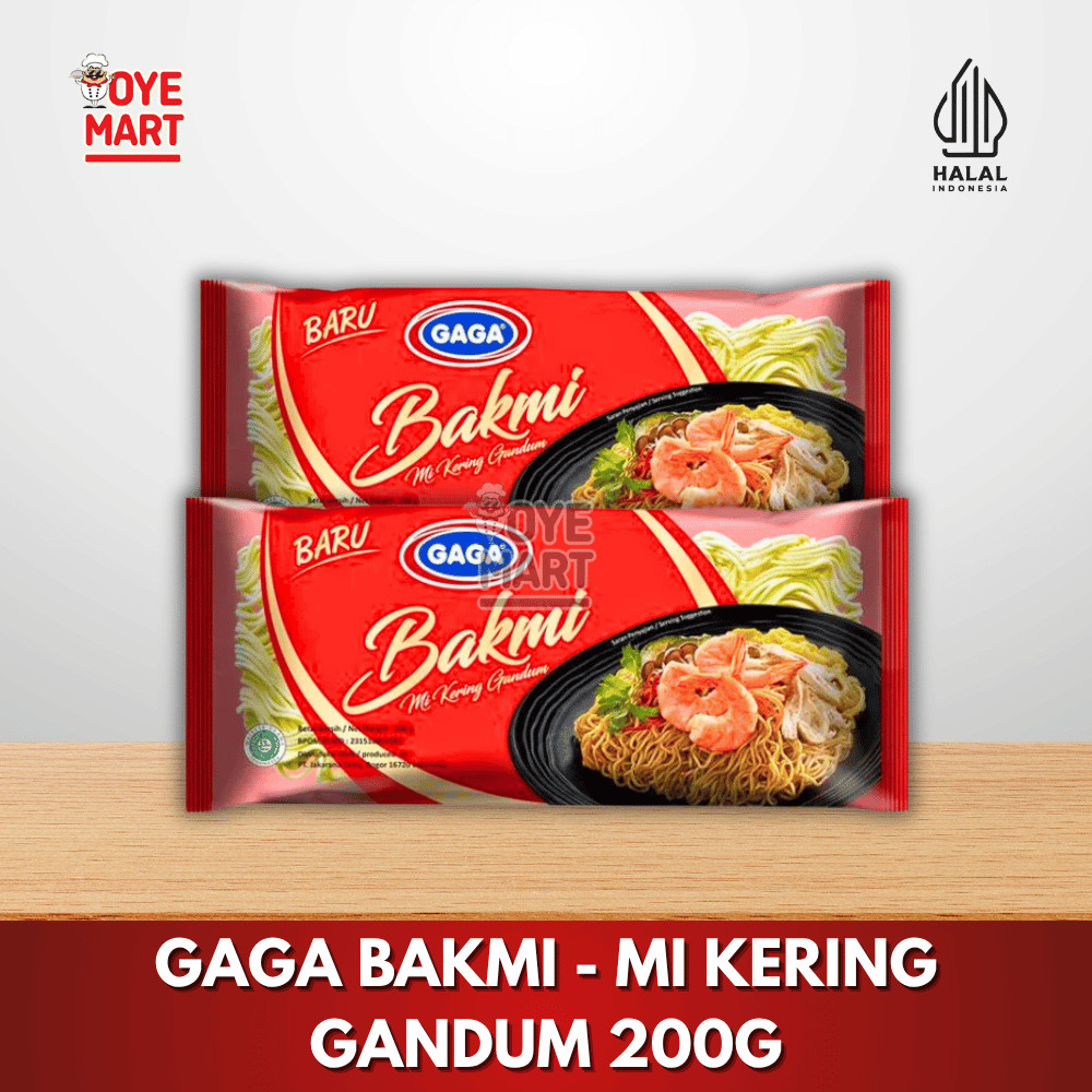 

GAGA BAKMI - MI KERING GANDUM 200G