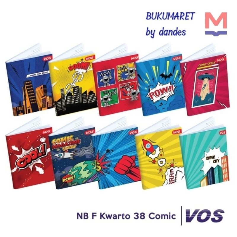 

Buku Tulis Estudee / VOS isi 38 lembar Original