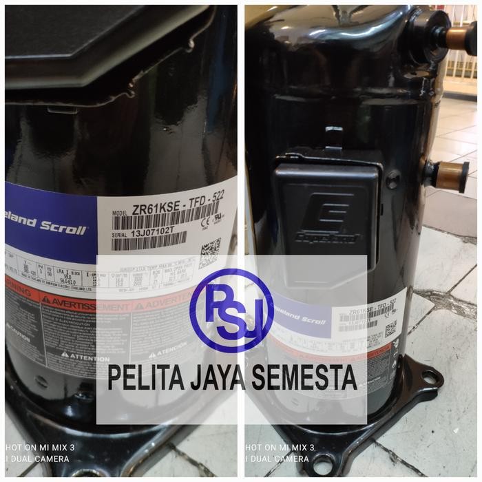 Kompresor AC Copeland ZR61KSE-TFD-522 / Compressor Copeland ZR61KSE TFD 522