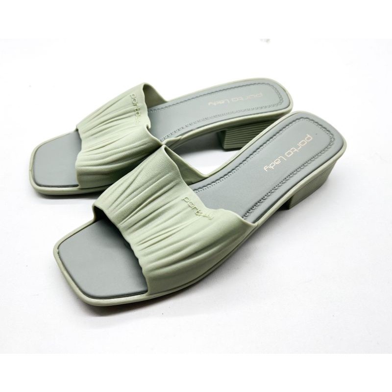 COD - SLIP ON PORTO ZEN WANITA TERBARU / SANDAL SELOP PORTO WANITA TERMURAH SIZE 36-40 / SANDAL CASU